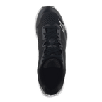 Alpinestars Meta Road V2 Shoes, Sportswear Shoes, Black and White, top-down view showing breathable synthetic mesh upper, black laces, and white Astars logo, designed for all-day comfort and race-team workwear.