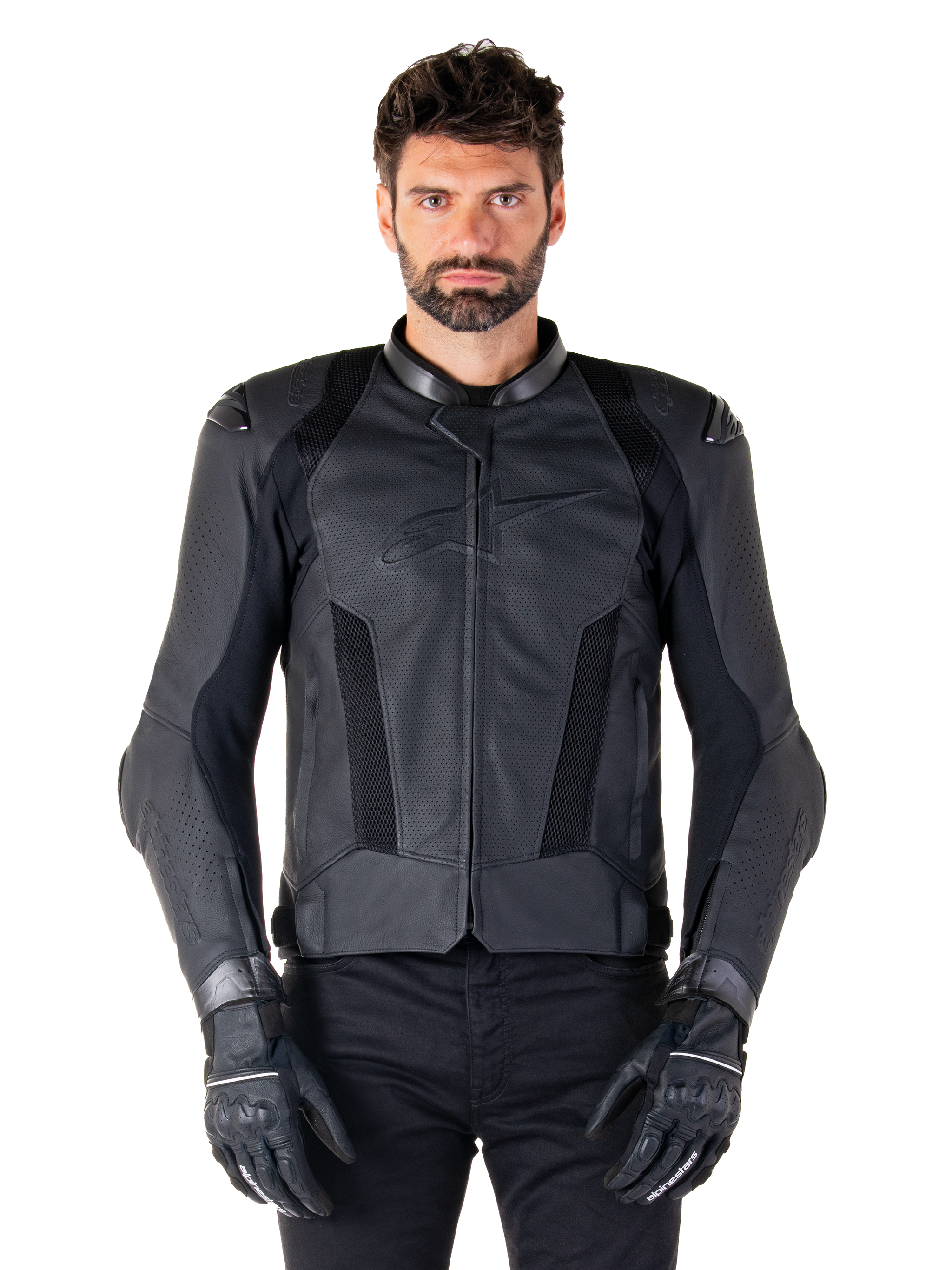 Veste en Cuir Missile V3 Airflow
