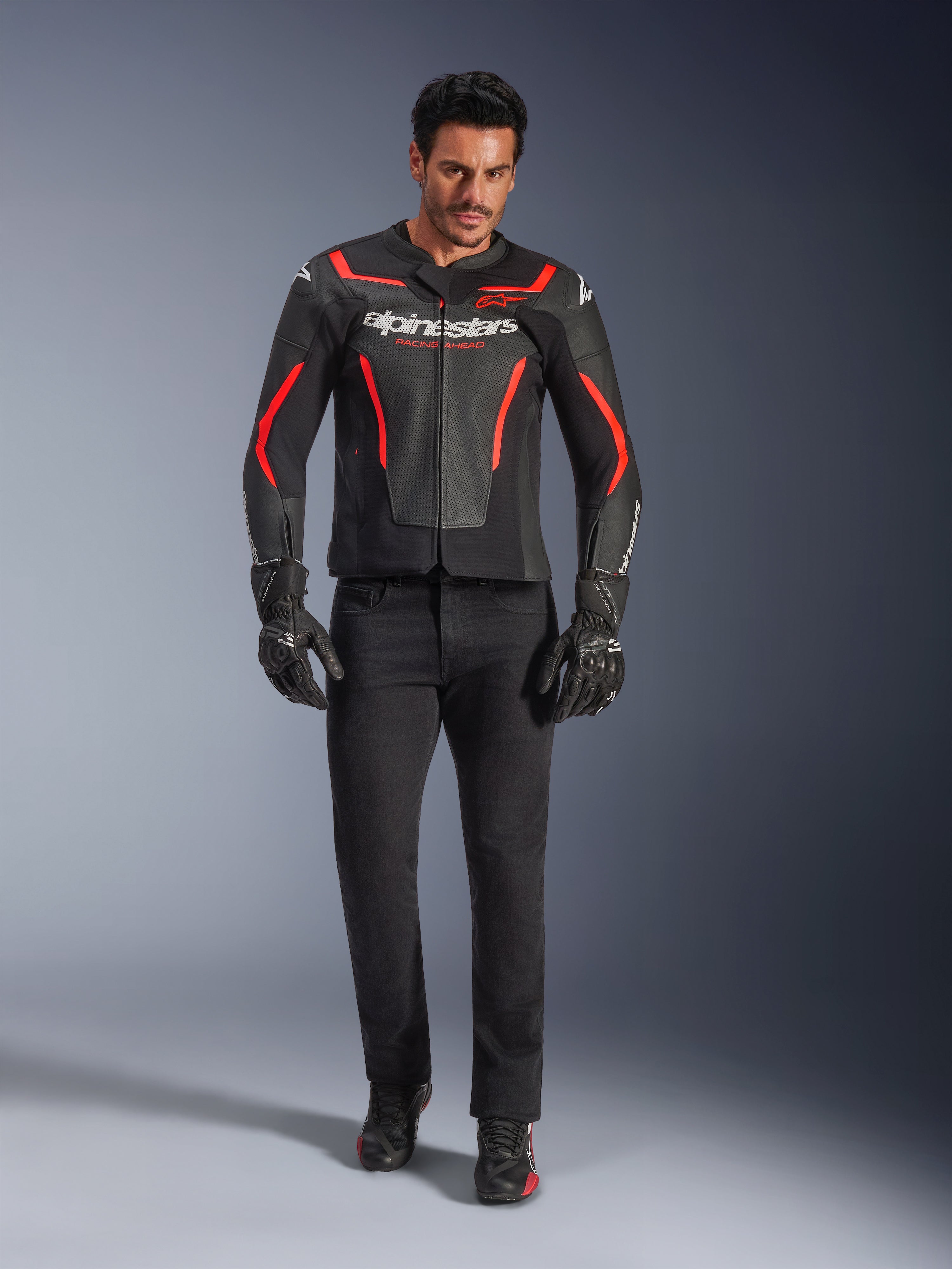 GP Force V2 Air - Black Motorcycle Jacket | Alpinestars® GP Force V2 Air - Black Motorcycle Jacket | Alpinestars®