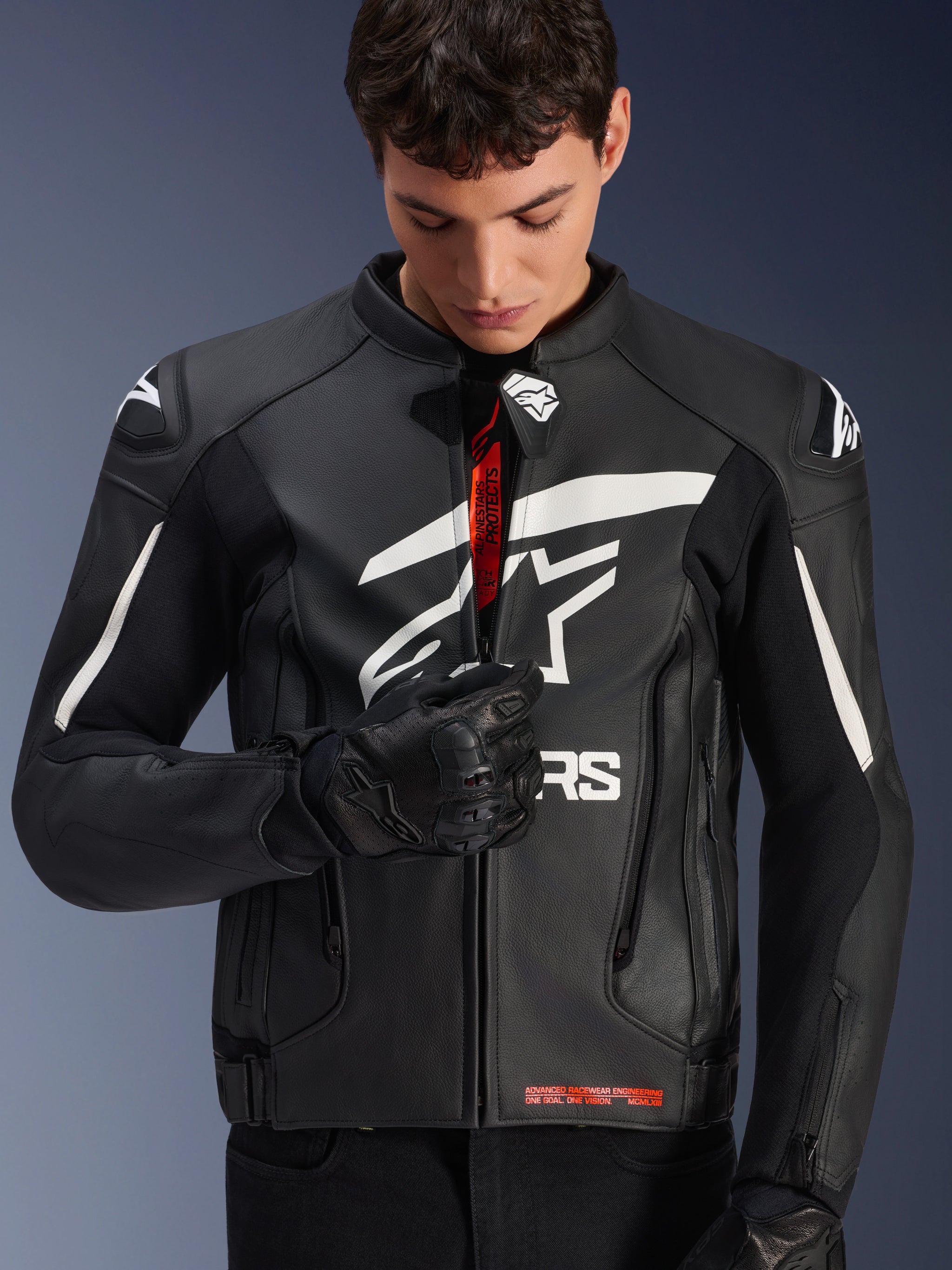 Veste En Cuir GP Plus V4