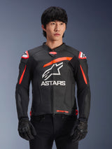 Veste En Cuir GP Plus R V4 Airflow