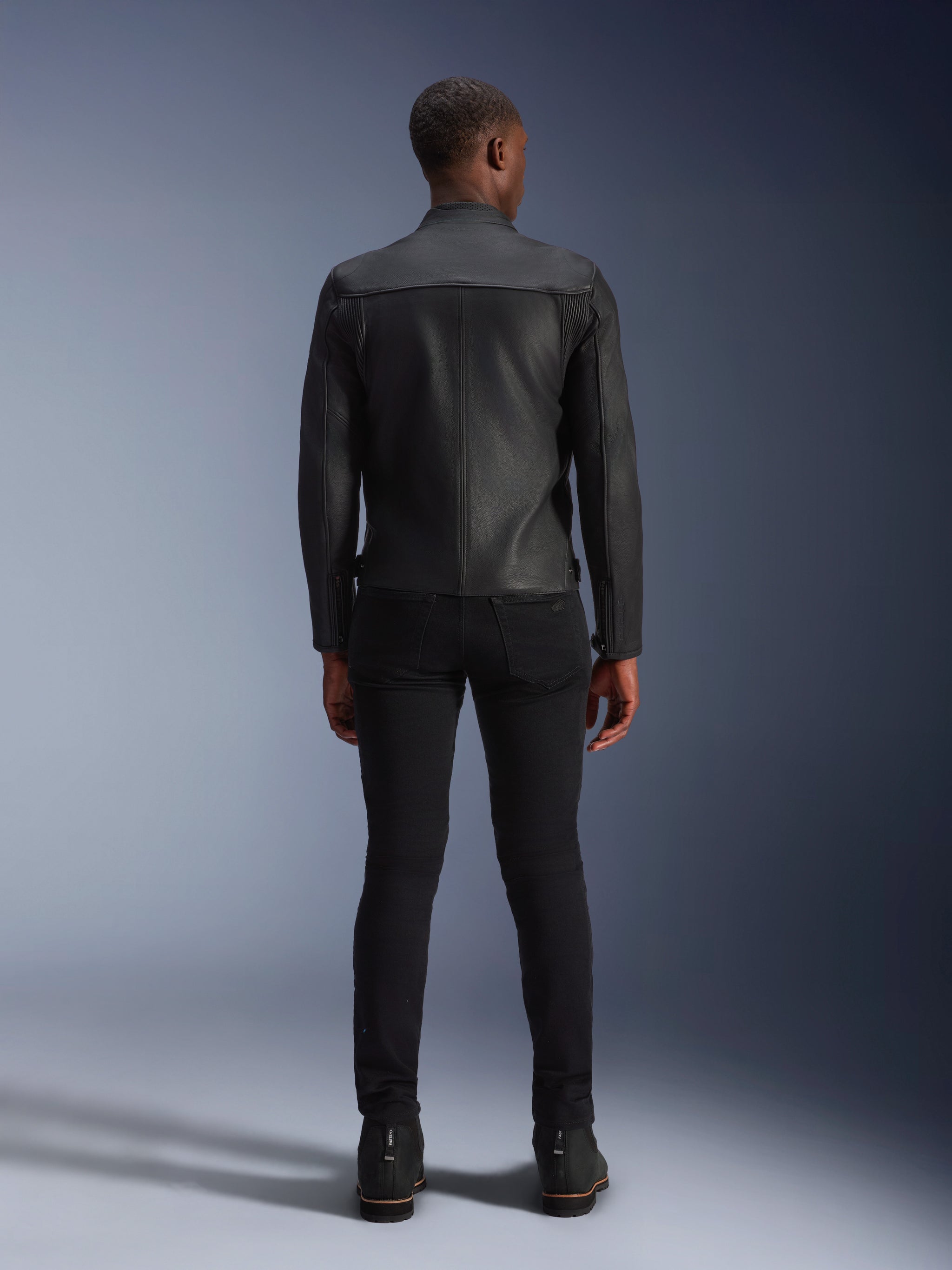 Veste En Cuir Blacktrack