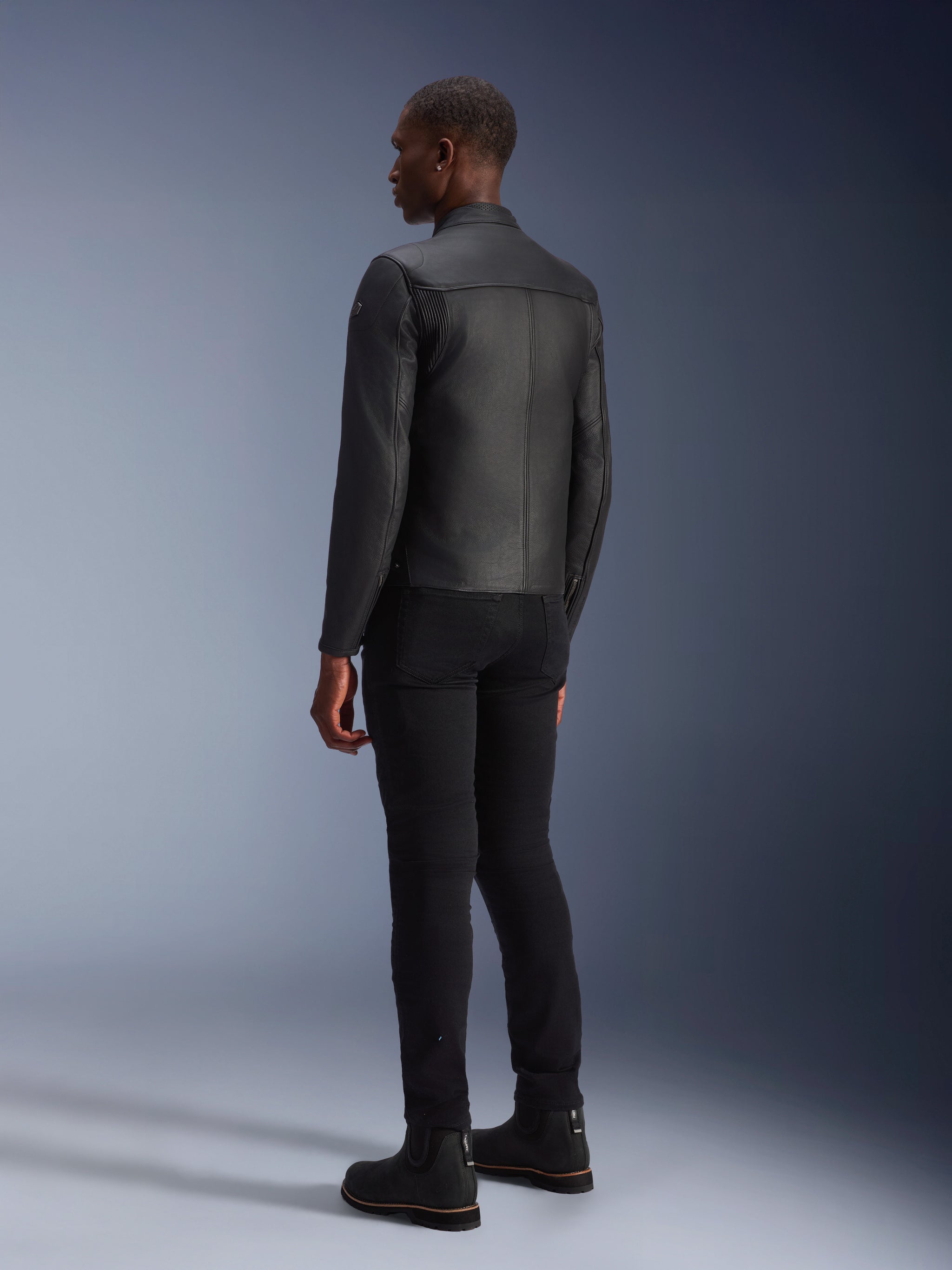 Veste En Cuir Blacktrack