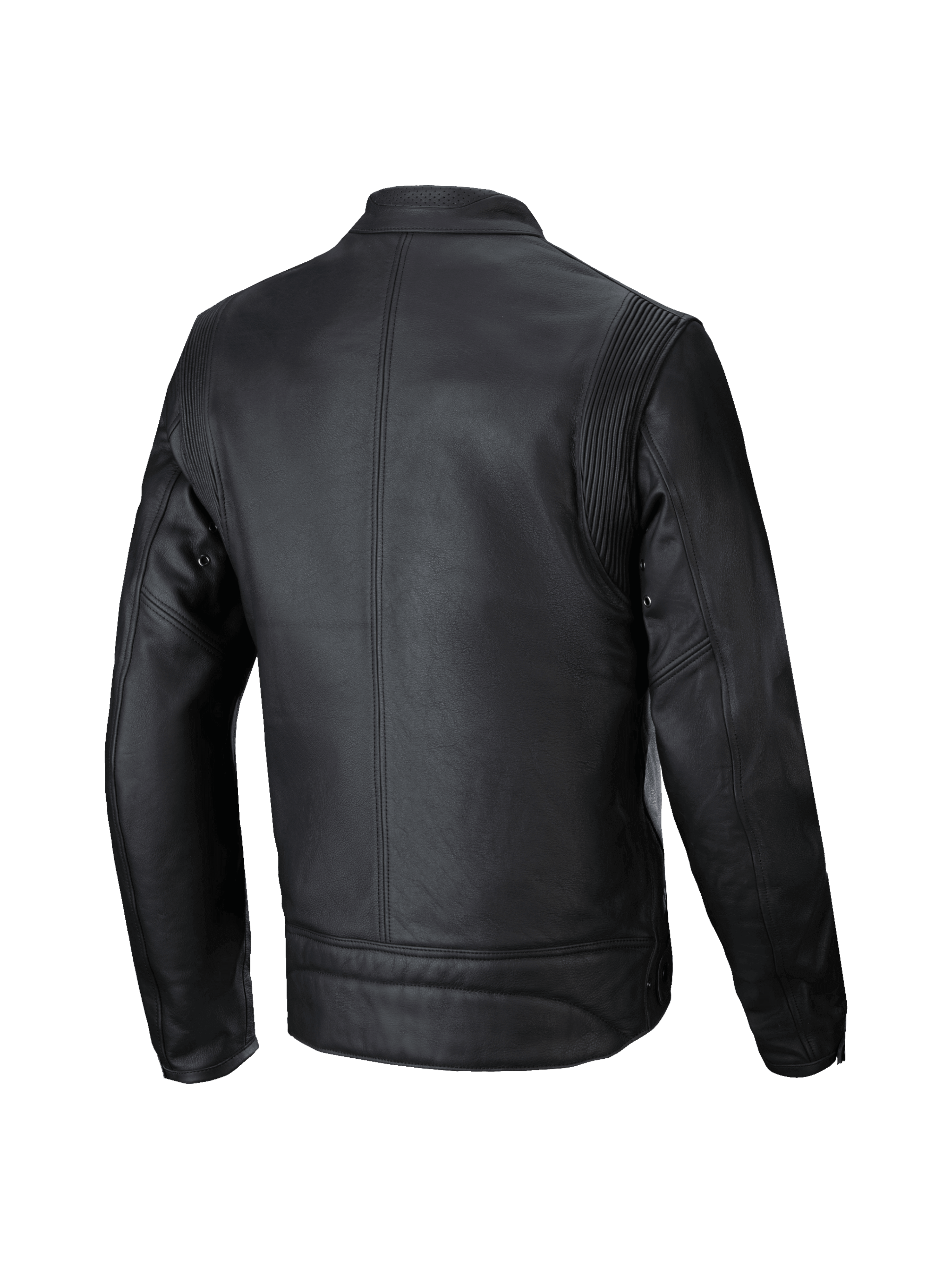 Alpinestars veste en cuir Dyno, blouson de moto urbain pour homme, noir, cuir de bovin premium, vue de dos