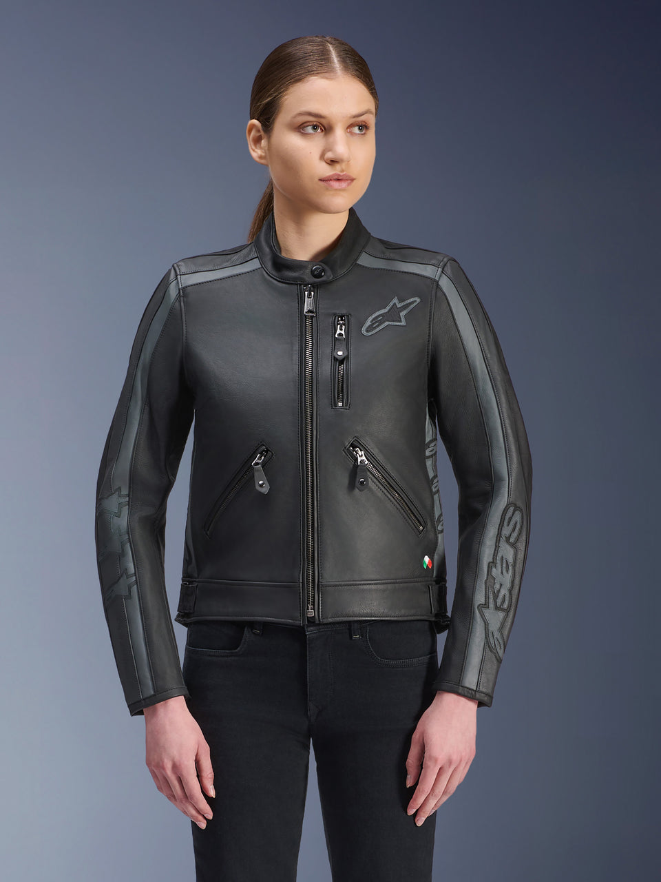 Veste En Cuir Stella Dyno - Femme
