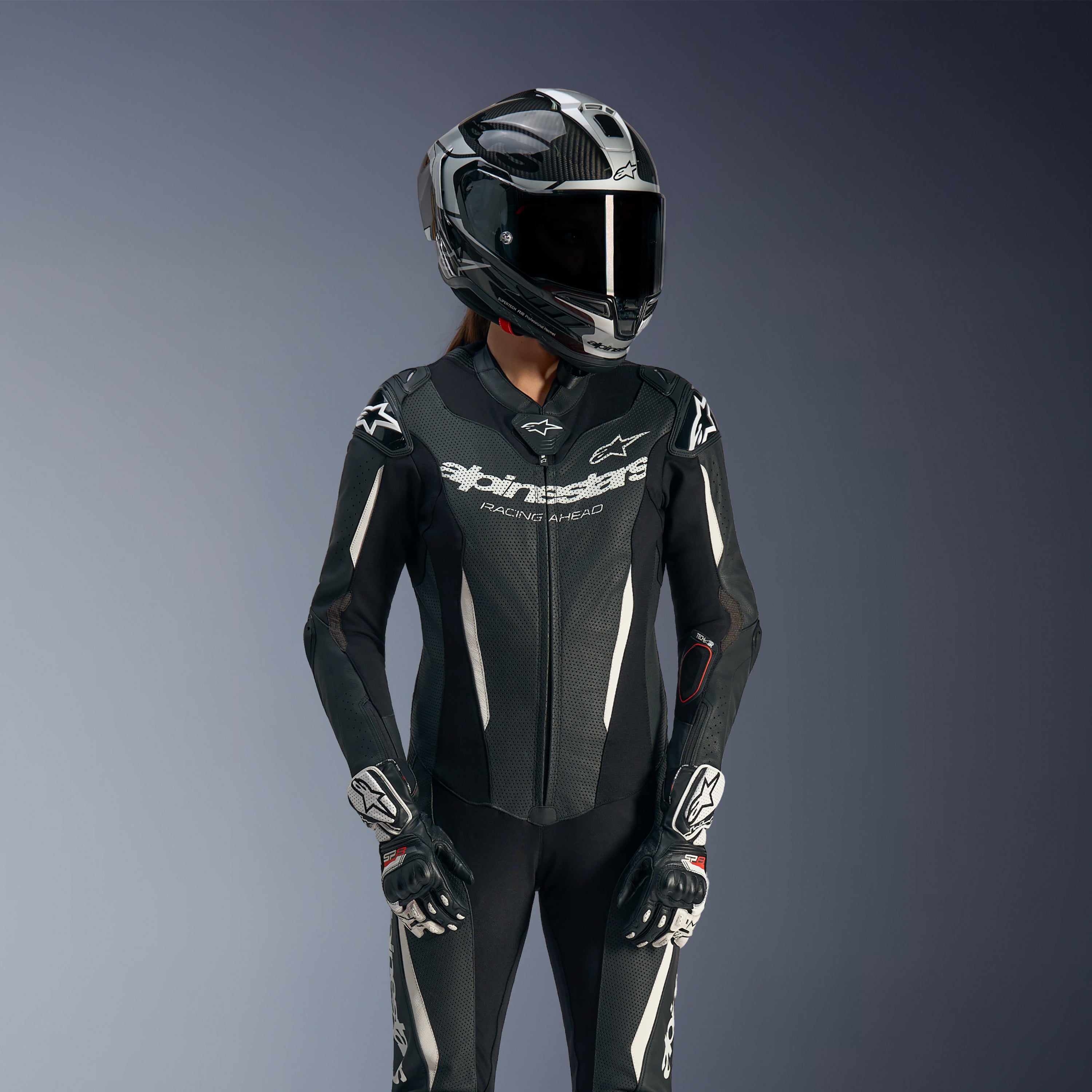 Combinaison En Cuir Stella GP-R7 1 Pièce