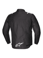 Alpinestars Veste Imperméable T-SPS V2, veste de moto en textile pour homme, vue de dos en noir et blanc, avec logo réfléchissant