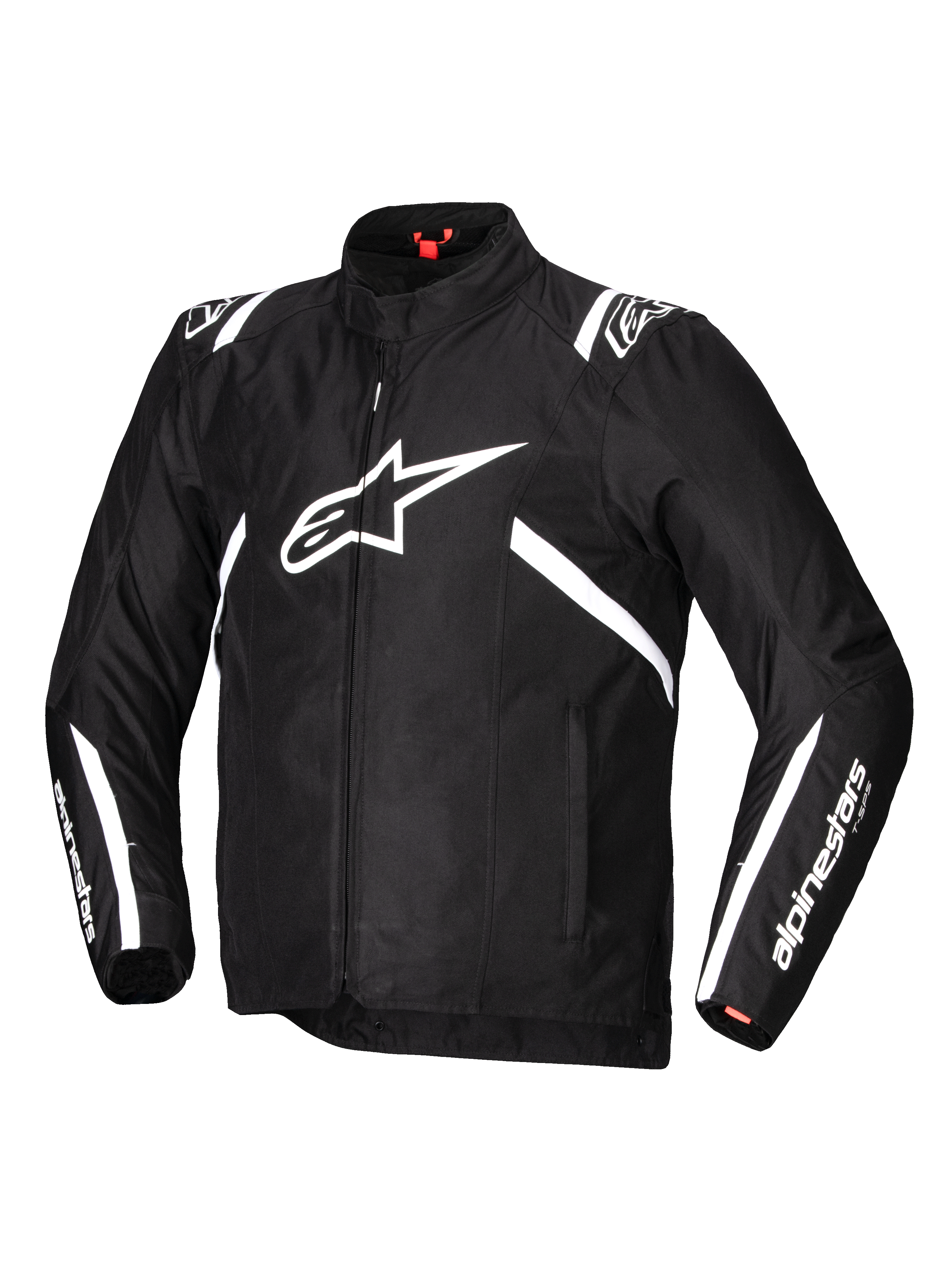 Alpinestars Veste Imperméable T-SPS V2, veste de moto pour homme noire et blanche, étanche avec protections Nucleon Flex Plus et compatibilité Tech-Air