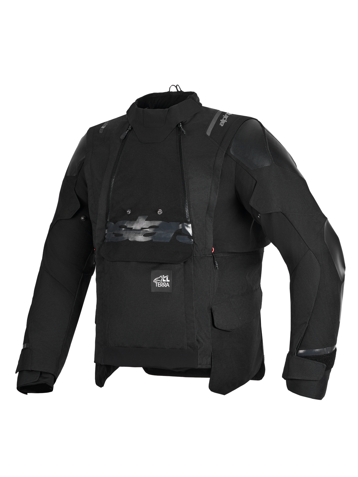Alpinestars Harok V 2 Drystar, veste de moto adventure pour homme, noire, imperméable et certifiée CE