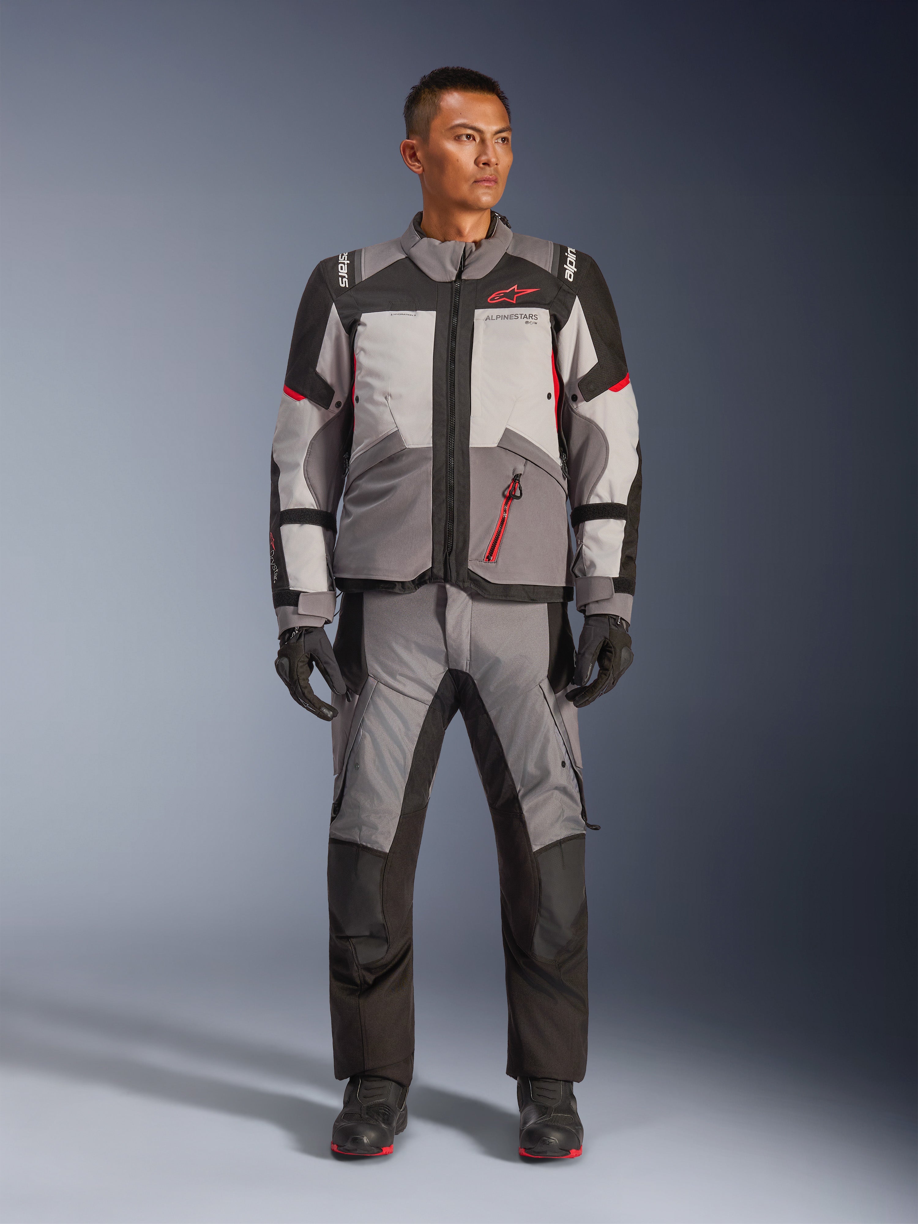 Andes V4 Drystar® - Gray Motorcycle Jacket | Alpinestars®
