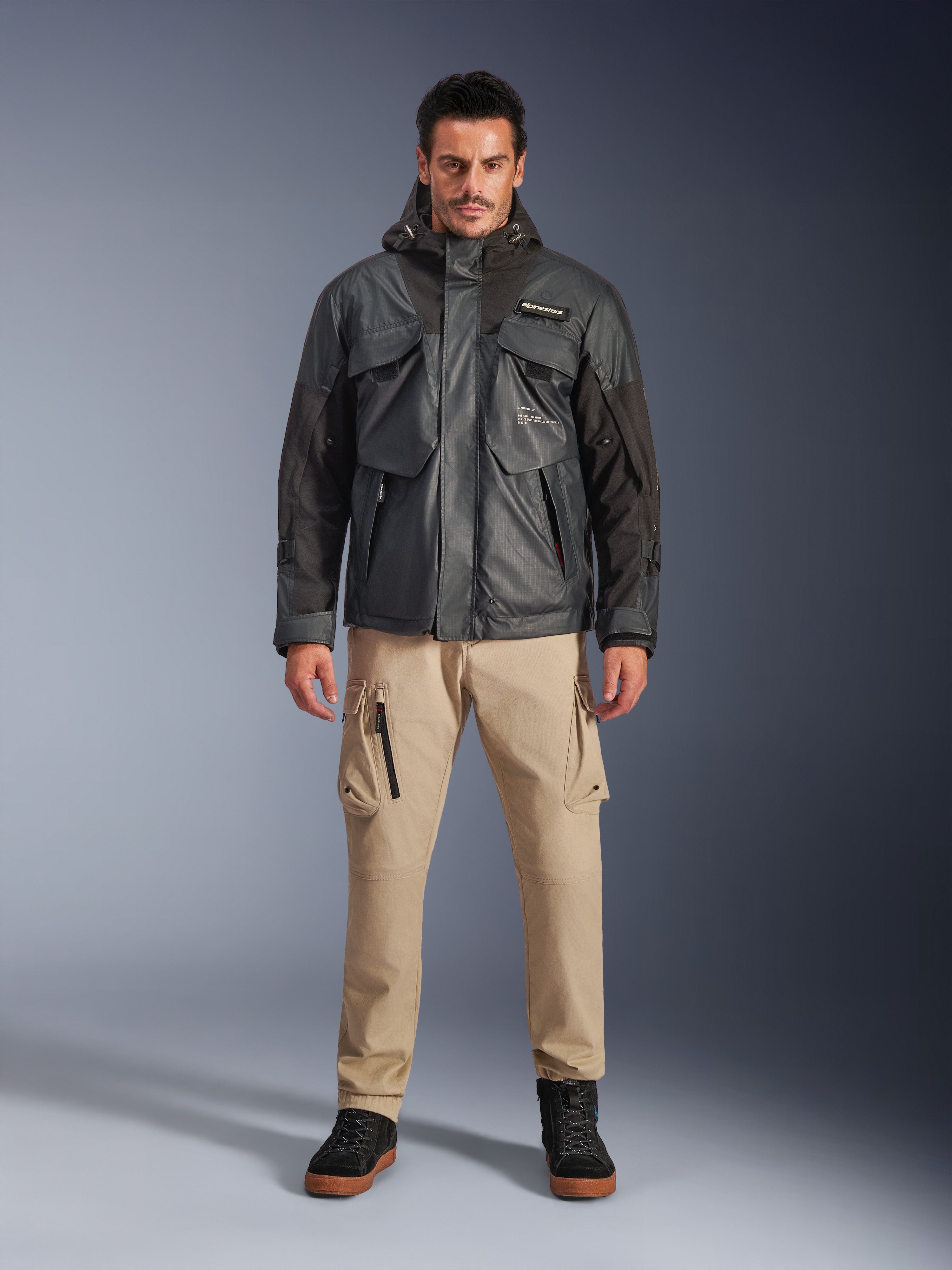 Mospher Waterproof - Black Motorcycle Jacket | Alpinestars®
