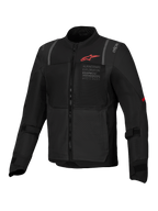 Veste Air ST-2 Alpinestars, veste de moto touring noire pour homme, avec panneaux mesh et protections certifiées CE AA.