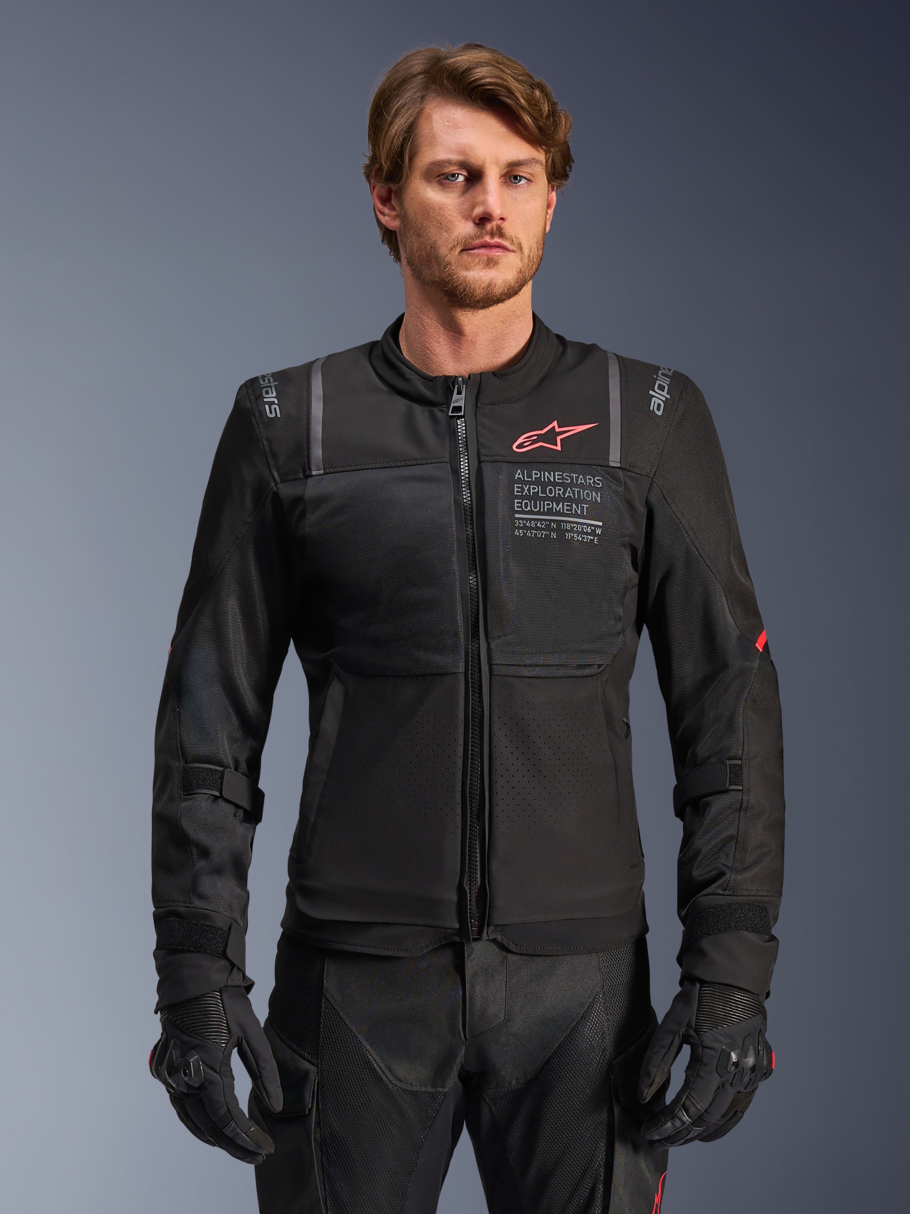 ST-2 Air - Black Motorcycle Jacket | Alpinestars®