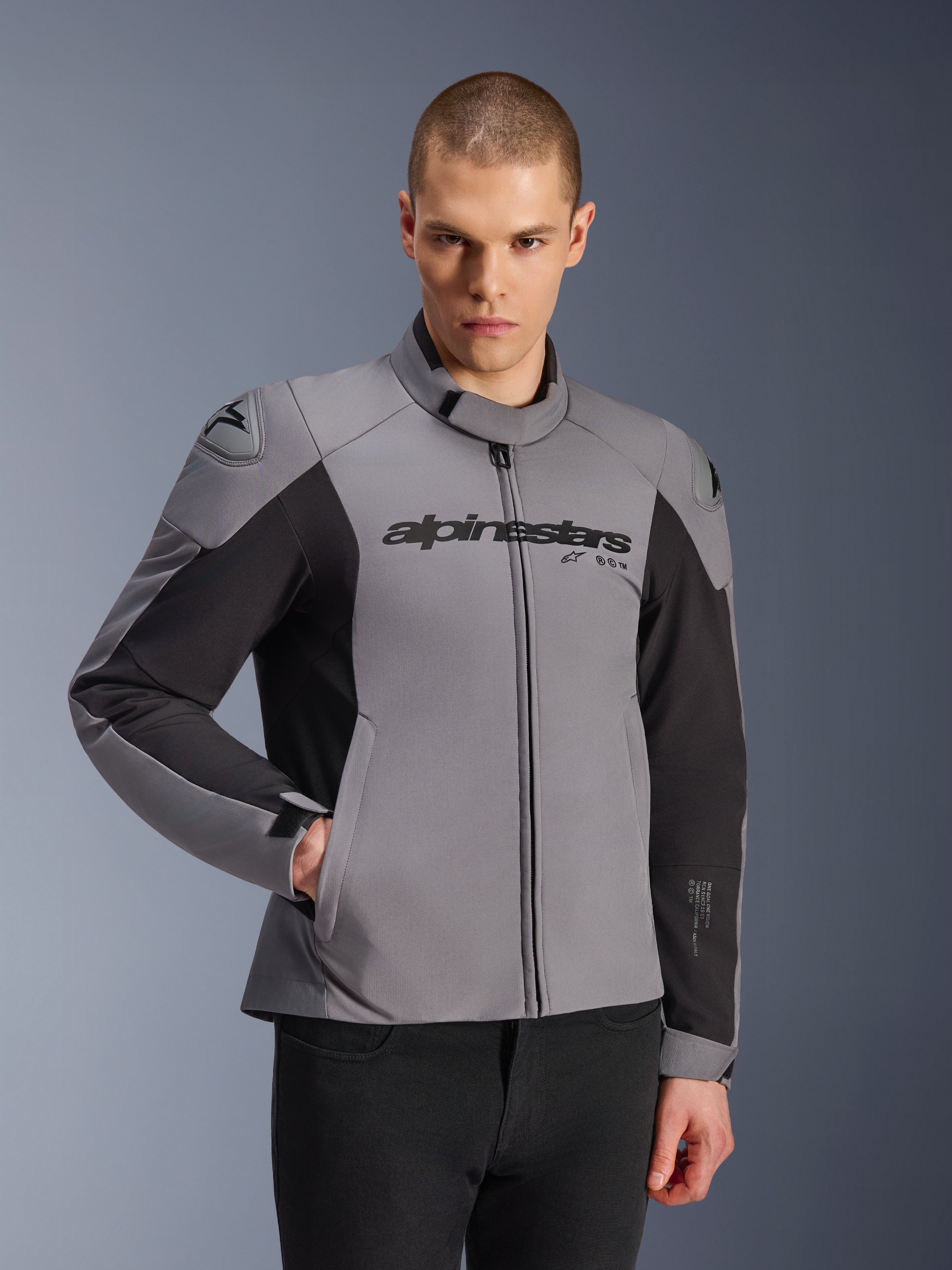 SMX Waterproof - Gray Motorcycle Jacket | Alpinestars®