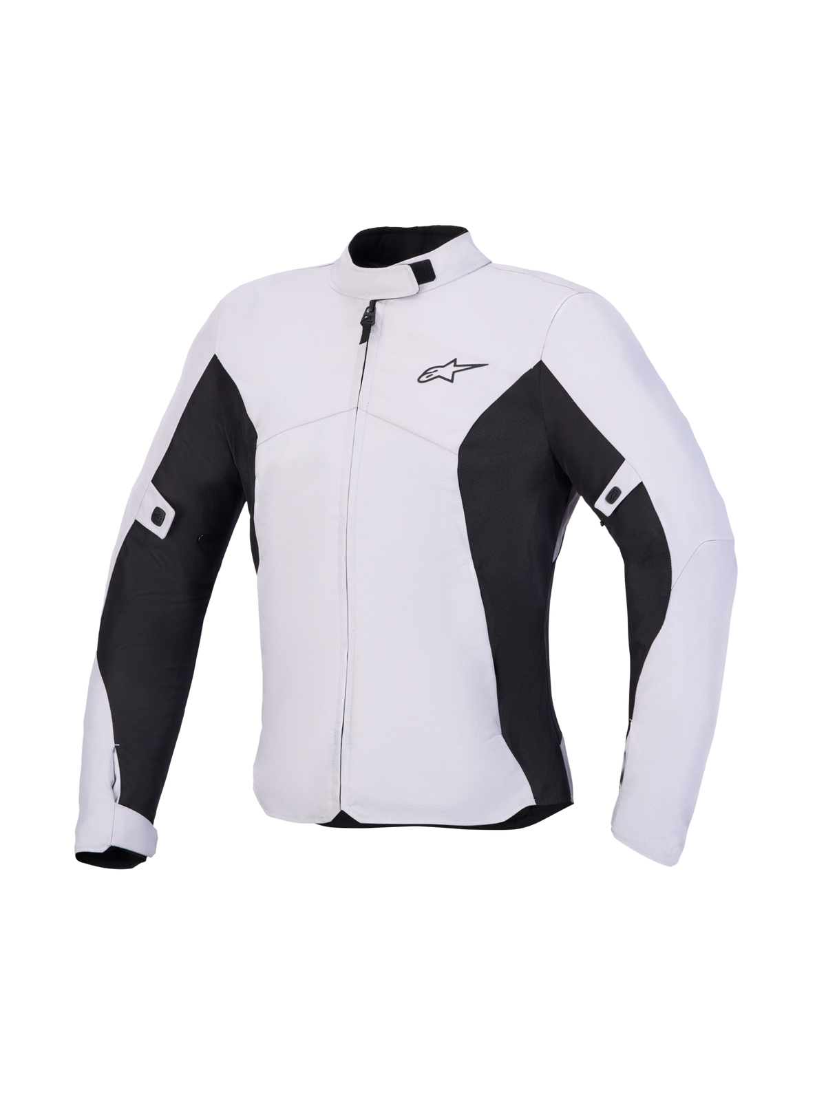 Alpinestars Stella C-1 Waterproof Jacket, Women's Motorcycle Jacket, Ice Gray and Black, CE Certified Class A with Nucleon Flex Pro armor and Tech-Air ready construction