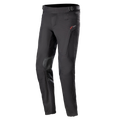 Alpinestars AMT-10 Drystar® XF, pantalon de moto touring, noir avec logo rouge sur la hanche, empiècements renforcés aux genoux, zones extensibles en accordéon sur le bas des jambes, taille réglable et poches zippées, conception textile technique pour l'aventure