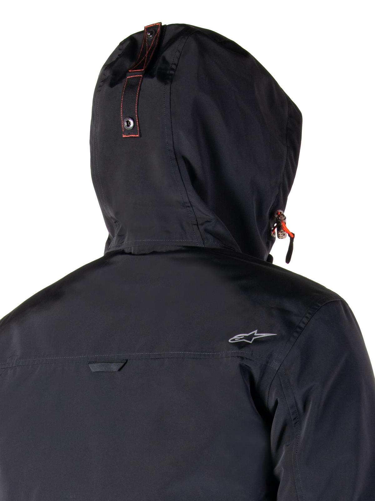 Parka imperméable Alpinestars Mootant, veste de moto, orange épicé et noir, dotée d'un design modulaire 4 saisons avec une capuche amovible, un style militaire utilitaire et une construction en textile imperméable pour rouler par tous les temps.