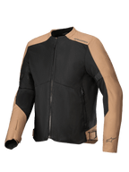 Alpinestars C-1 Air, veste de moto urbaine pour homme, sable et noir, en maille technique ventilée, certifiée CE