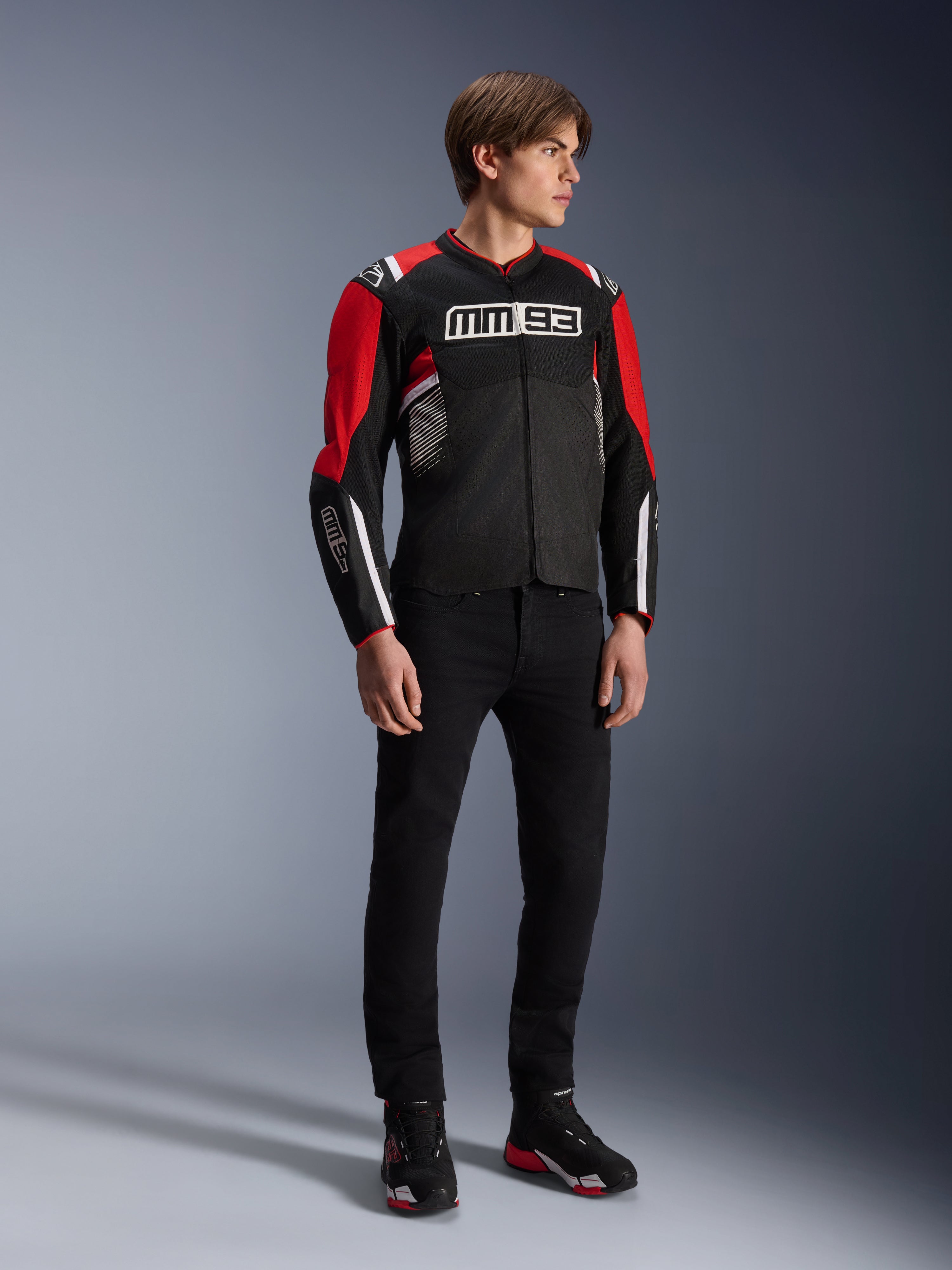 ジャンバー MM93 Chrome V2 Sport - Blue Motorcycle Jacket | Alpinestars®