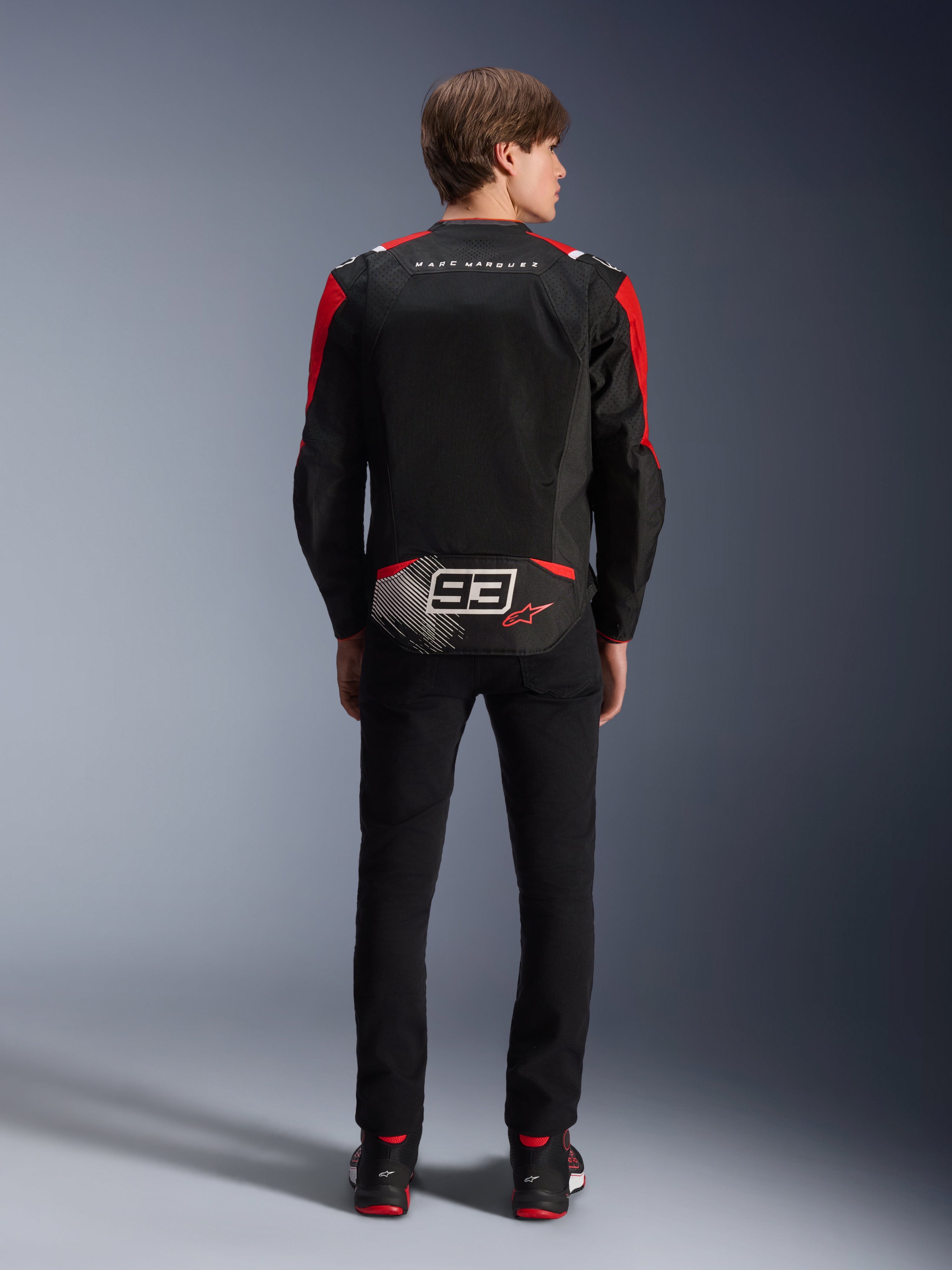 MM93 T-SPS Air V2 - Black Motorcycle Jacket | Alpinestars®