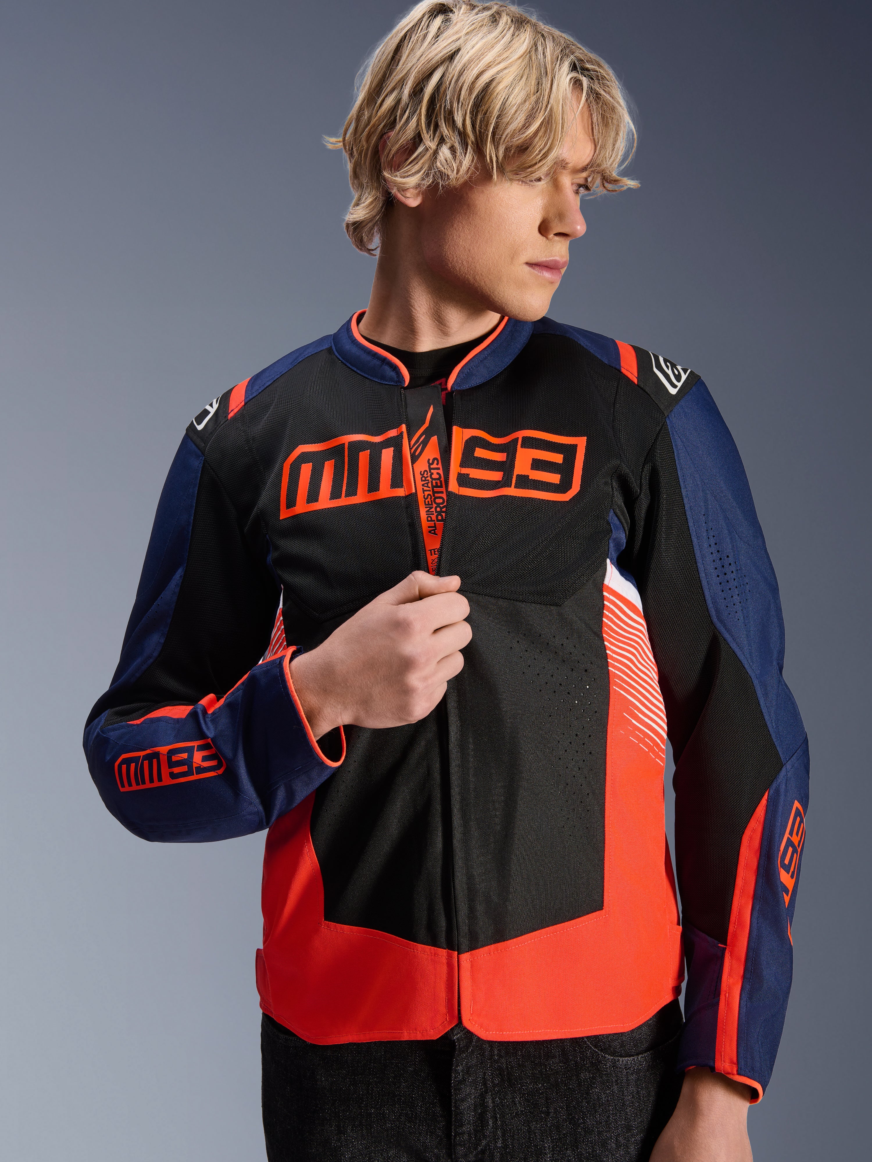 バイクウェア・装備 alpinestars MM93 LOSAIL V2 AIR JACKET MM93 T-SPS Air V2 - Blue Motorcycle Jacket | Alpinestars®
