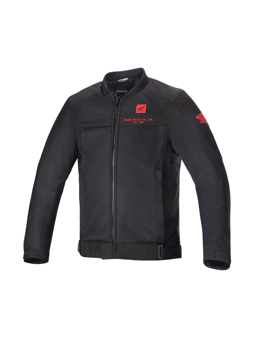 Alpinestars Honda Luc V2 Air Jacket, Urban Motorcycle Riding, Men's, Black and Red, Ventilated Textile Mesh.