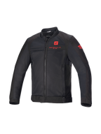 Alpinestars Honda Luc V2 Air Jacket, Urban Motorcycle Riding, Men's, Black and Red, Ventilated Textile Mesh.