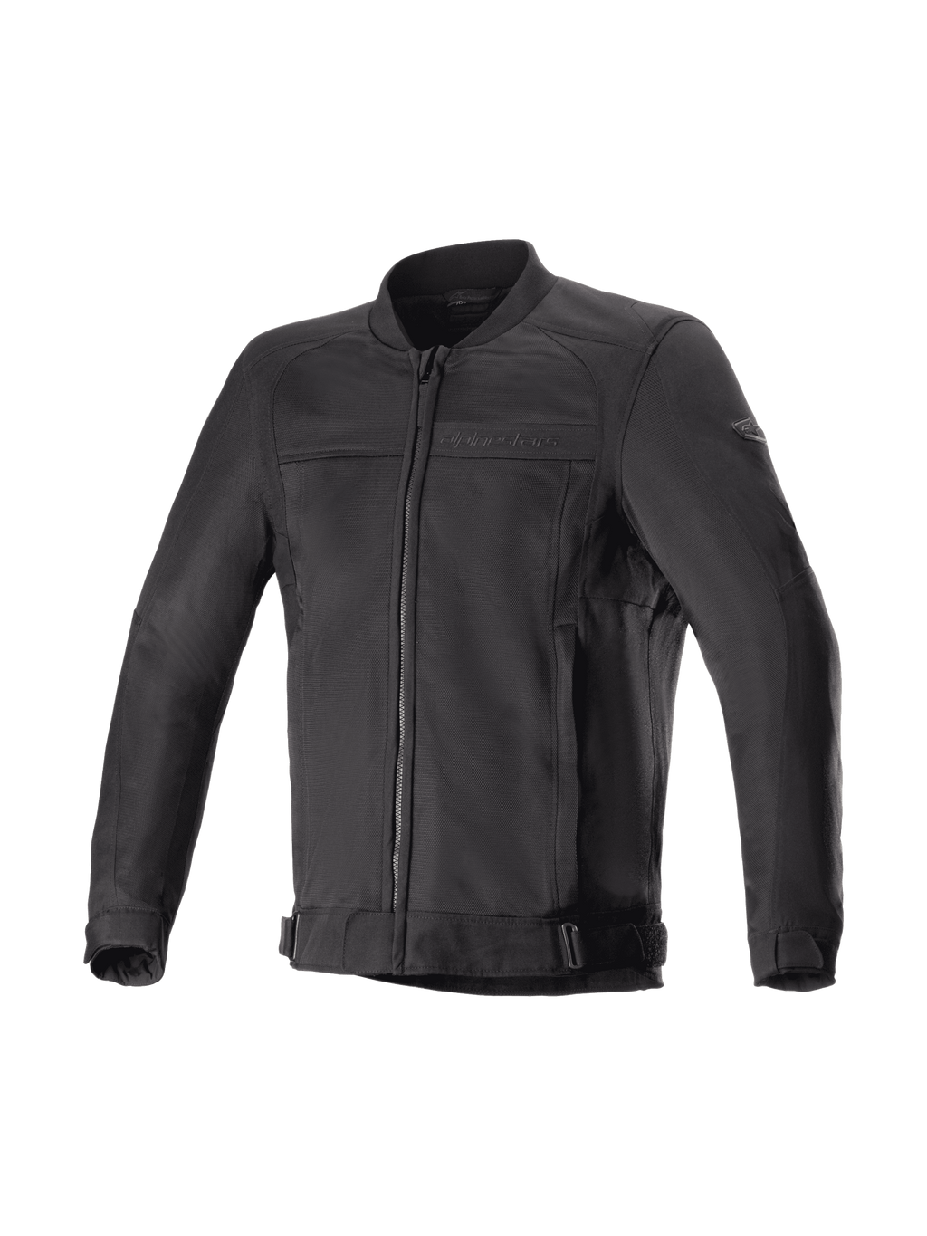 Alpinestars Luc V2 Air Jacket, Men's Black Urban Motorcycle Bomber Jacket, Ventilated Mesh, Tech-Air Ready.