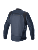 Alpinestars Veste Air Luc V2, blouson de moto urbain pour homme, marine et noir, maille ventilée et dos réfléchissant.