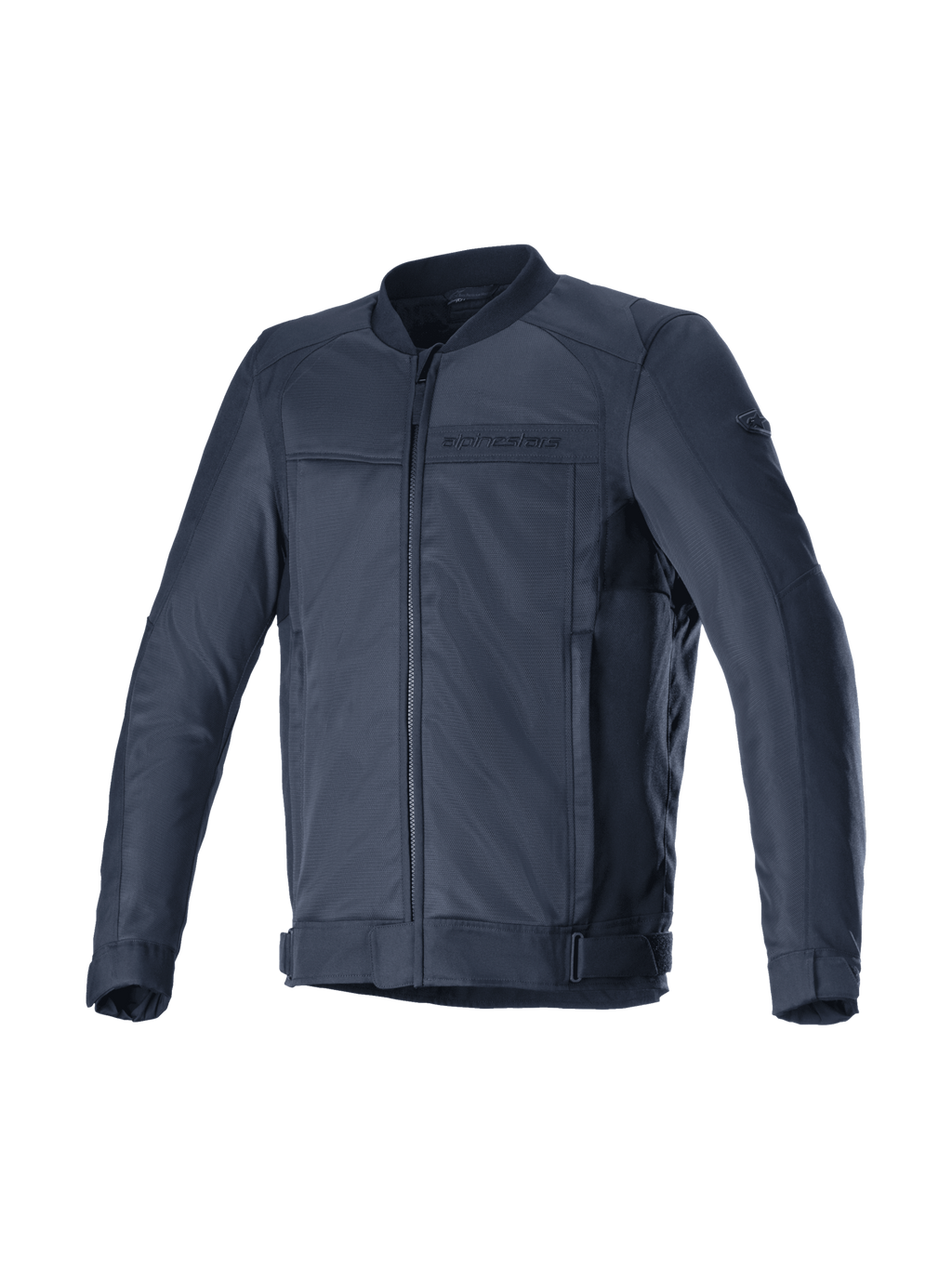 Alpinestars Luc V2 Air, veste de moto urbaine pour homme, bleu marine et noire, textile mesh, compatible Tech-Air, certifiée CE.