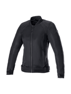 Alpinestars Veste Air Eloise V2, blouson de moto ventilé pour femme, noir, maille respirante pour conduite urbaine, compatible Tech-Air 5