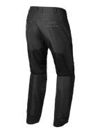 Alpinestars Pantalon C-1 Air, pantalon de moto urbain pour homme noir, vue de dos montrant les panneaux de ventilation en mesh technique et la protection certifiée CE Classe A
