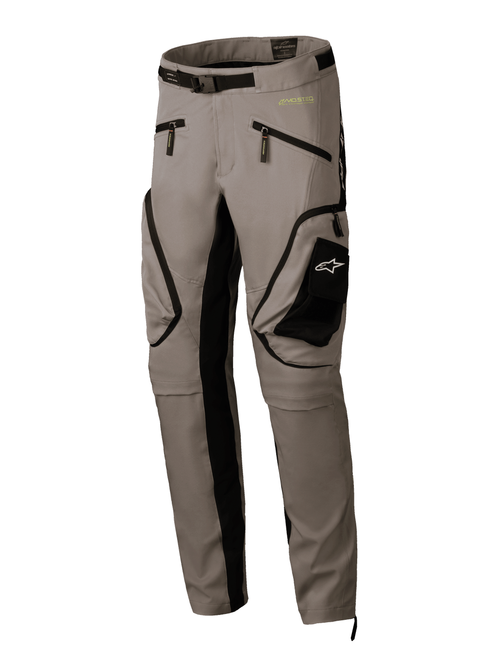 Alpinestars Acteon Pants, Sand and Black Urban Motorcycle Pants, Men's CE Certified textile riding pants with cargo pockets.