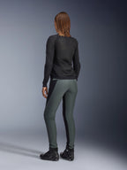 Alpinestars Alamosa, pantalon de moto urbain pour femme, coupe ajustée, gris et noir, vue de dos.