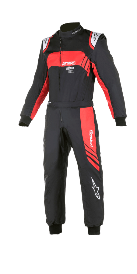 Combinaison De Karting Speed Silverstone RS-2 2 Couches Noir/Blanc - Taille XL