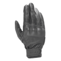 Gants en cuir Dyno Alpinestars, gants de moto noirs, construction en cuir de chèvre avec protection des phalanges recouverte, ventilations perforées sur les doigts et le poignet, fermeture par sangle Velcro, design urbain minimaliste