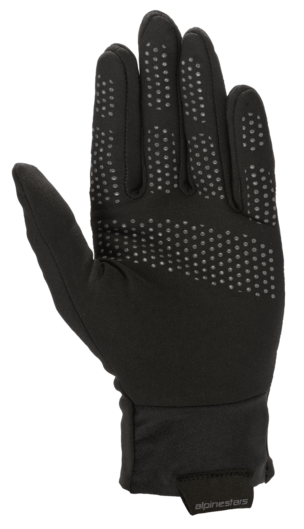 Sous-gant Alpinestars Range 2 In One GORE-TEX, doublure thermique amovible, noir, avec points d'adhérence texturés sur la paume et les doigts, manchette extensible avec languette logo Alpinestars, accessoire thermique pour gants de moto toutes saisons