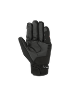 Alpinestars S-Max Drystar®, gants de moto noirs pour homme, imperméables, paume en cuir, manchette courte, vue de la paume