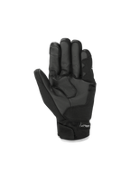 Gants Alpinestars S-Max Drystar®, gants de moto sport noirs pour homme, imperméables avec paume en cuir et manchette courte.