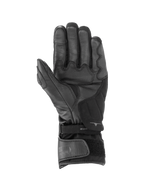 Gants Alpinestars SP-365 Drystar®, gants de moto racing imperméables noirs et anthracite, paume en cuir adhérente.