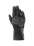 Alpinestars Gants SP-365 Drystar®, gants de moto racing pour homme, gris et noirs, protection SP des jointures, certifiés CE.