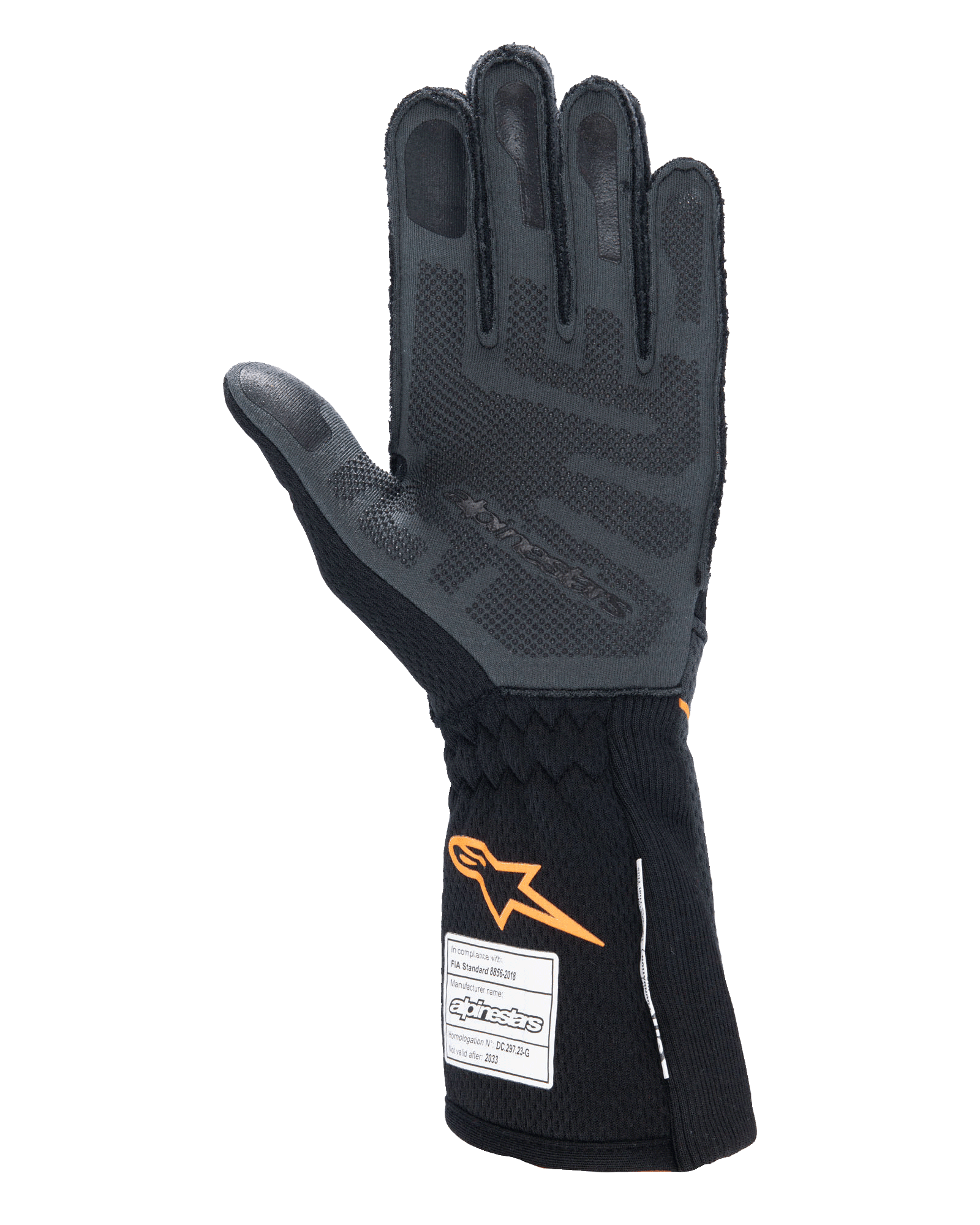 Tech-1 ZX V4 - Black Orange Auto Gloves | Alpinestars® Tech-1 ZX V4 - Black Orange Auto Gloves | Alpinestars®