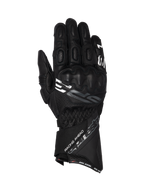 Alpinestars gants SP-3, gants de moto racing noirs, cuir de chèvre, protection des articulations et manchette longue.