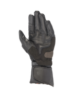 Alpinestars SP-8 V3, gants de moto racing pour homme, noirs en cuir avec paume renforcée et manchette longue ajustable.