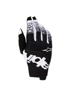 Alpinestars gants Techstar 2027, gants de motocross pour homme, noirs et blancs, graphismes audacieux et châssis textile