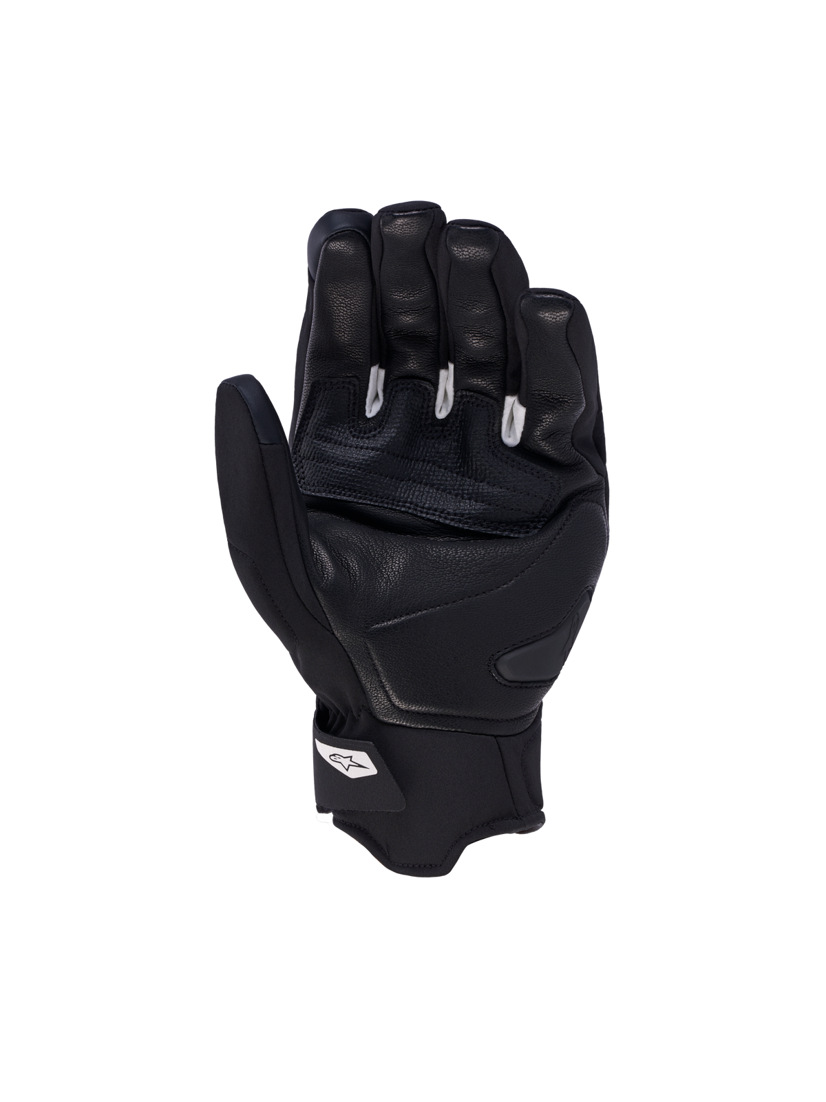 Alpinestars Faster V3 Plasma Drystar Gloves, Motorcycle Riding Gloves, Black and White, CE certified waterproof winter gloves with goat leather palm and knuckle protection