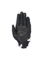 Alpinestars SP X 7, gants de moto sport pour homme, noirs et blancs, paume en cuir perforé avec slider de protection en TPR.
