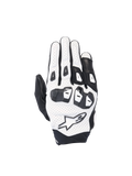 Alpinestars gants SP X 7, gants de moto sport, blancs et noirs, cuir perforé, protections d'articulations TPU double densité