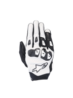 Alpinestars gants SP X 7, gants de moto sport, blancs et noirs, cuir perforé, protections d'articulations TPU double densité