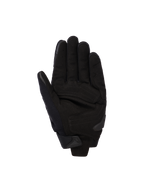 Gants Alpinestars SP X 5 Air, noir, vue de la paume avec cuir perforé pour la circulation de l'air, renforts de paume et glissière en TPR, conçus pour la conduite sportive et sur route